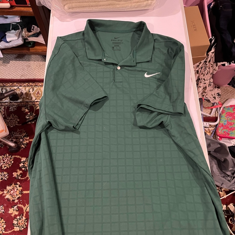Nike Green Performance Polo Shirt